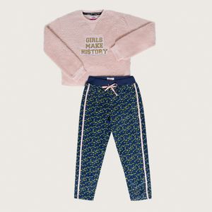 Pijama Niña Largo Micropolar Palmers 67212ROS