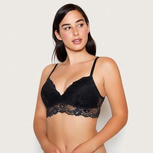 Sostén Bralette Con Relleno De Encaje 30286FU