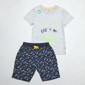 Pijama Niño Corto Algodón Palmers 86213GRI