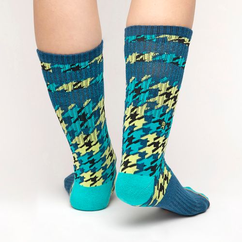 Calcetines Largos Urbanos De Algodón Con Diseño 80948D02