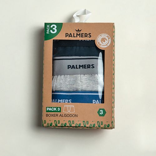 Pack 3 Bóxer Niño Algodón Palmers P39OCJ34