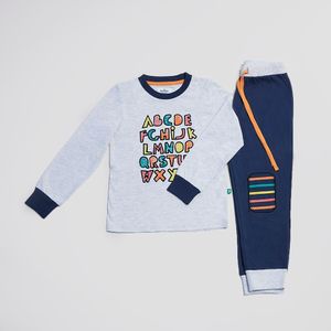 Pijama Niño Largo Algodón Palmers 87226GRI