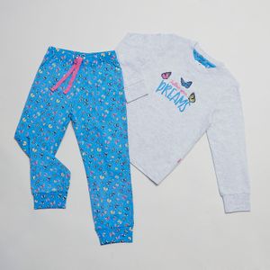 Pijama Niña Largo Algodón Palmers 67226GRI