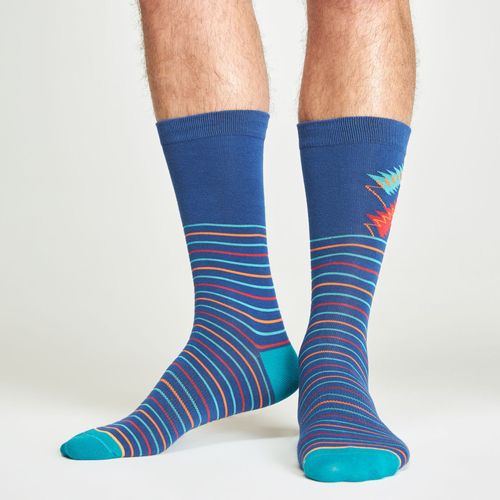 Pack 2 Calcetines Crew Style Hombre Diseño 80967D02