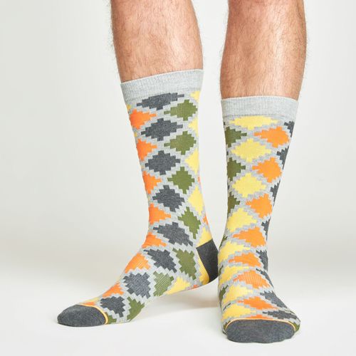 Pack 2 Calcetines Crew Style Hombre Diseño 80967D03