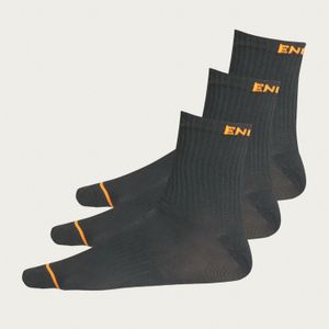 Pack 3 Calcetin Mid Negro Socks 80842NEG