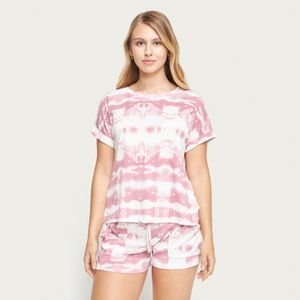 Pijama Corto Ribbed Hacci Malva Palmers Mujer 61239MAL