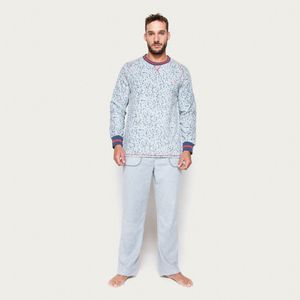 Pijama Hombre Largo Micropolar Palmers 8231CGRI