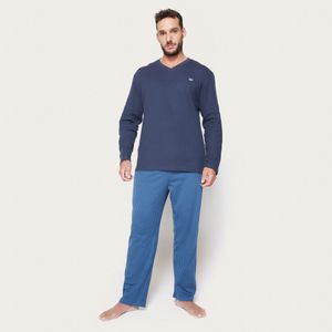 Pijama Hombre Largo Wafle Y Algodón Jersey Palmers 8234CAZU