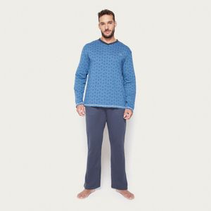 Pijama Hombre Largo Algodón Jersey Palmers 8235BAZU