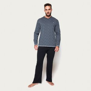 Pijama Hombre Largo Algodón Jersey Palmers 8235CGRO