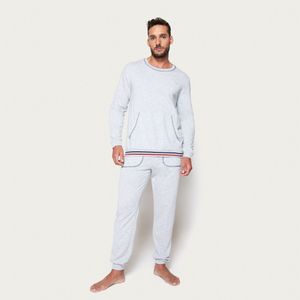 Pijama Hombre Largo Algodón French Palmers 8238AGRI