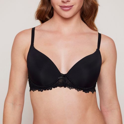 Sostén Microfibra Con Encaje Chic France 3006904