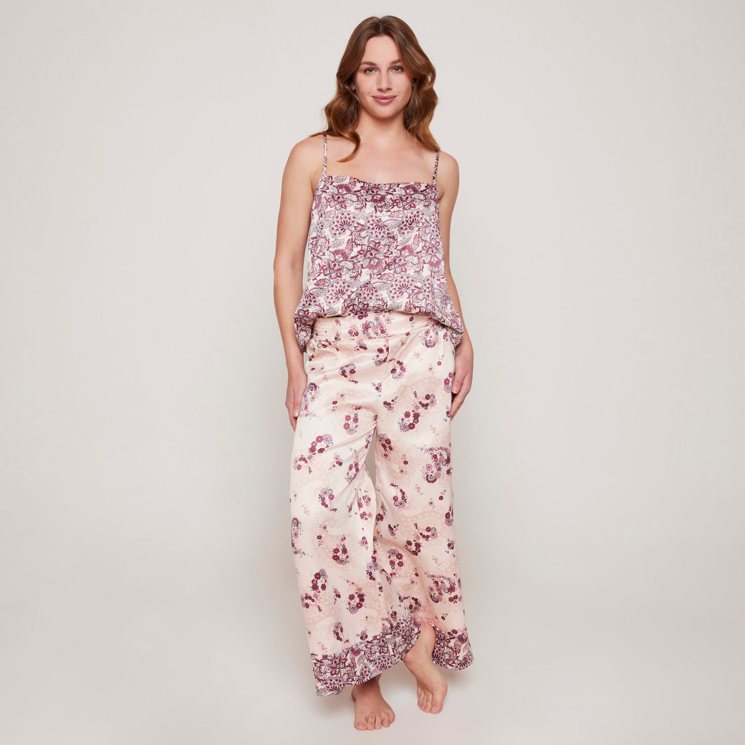 Pijama Mujer Largo Boho Chic France 30488FP