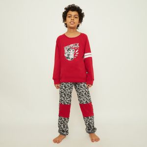 Pijama Niño Largo Algodón Palmers 87221ROJ