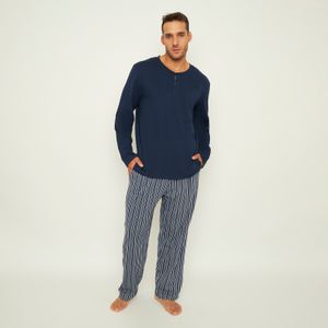 Pijama Hombre Largo Algodón Jersey Palmers 8244AAZU