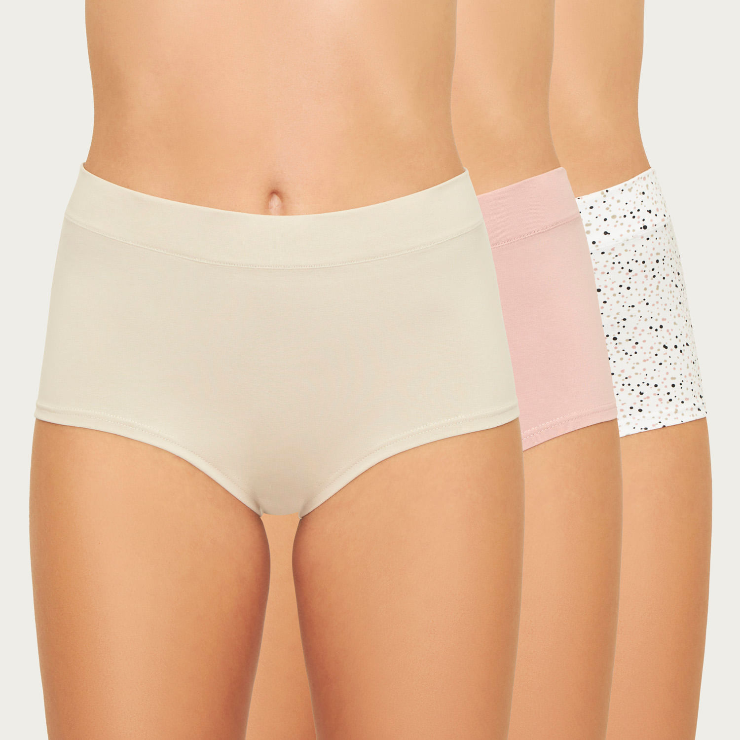 Pack 3 Pantaleta Alta Algodon Palmers Mujer P352B3124 Knasta Chile