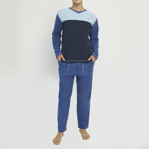 Pijama Hombre Largo Micropolar Palmers 82223AZU