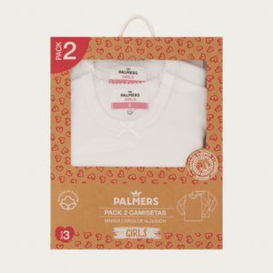 Pack 2 Camisetas Niña Algodón Palmers P27ACA33