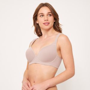 Sostén Taupe De Algodón Con Arco Con Padding Palmers Mujer 20087TAU