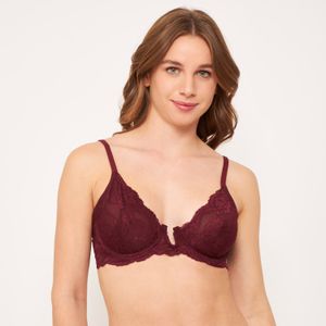 Sosten Encaje Velvet Con Arco 30623BUR
