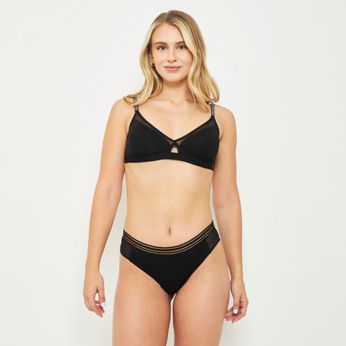 Sostén Padding Sin Arco Microfibra ChicFrance 30631NEG