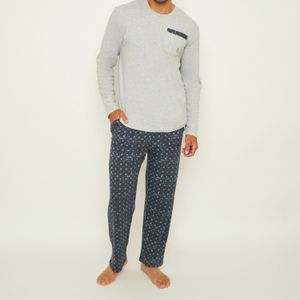 Pijama Hombre Largo Algodón Interlock Palmers 8247AGRI