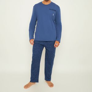 Pijama Hombre Largo Algodón Interlock Palmers 8247BAZU