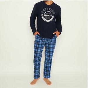 Pijama Hombre Largo Micropolar Palmers 8243BAZU