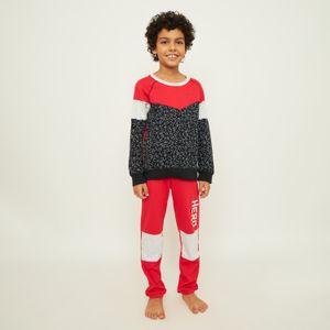 Pijama Niño Largo Algodón Palmers 87233ROJ