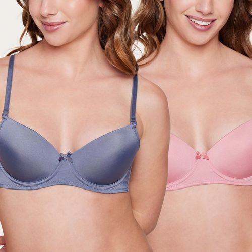 Pack 2 Sostén Con Soft Cobertura Media Microfibra Palmers Mujer P20L242121