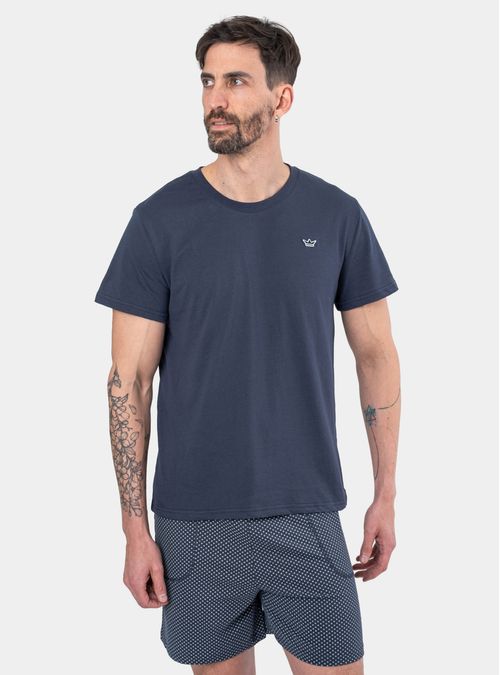 Pijama Corto Algodón Cuello Redondo