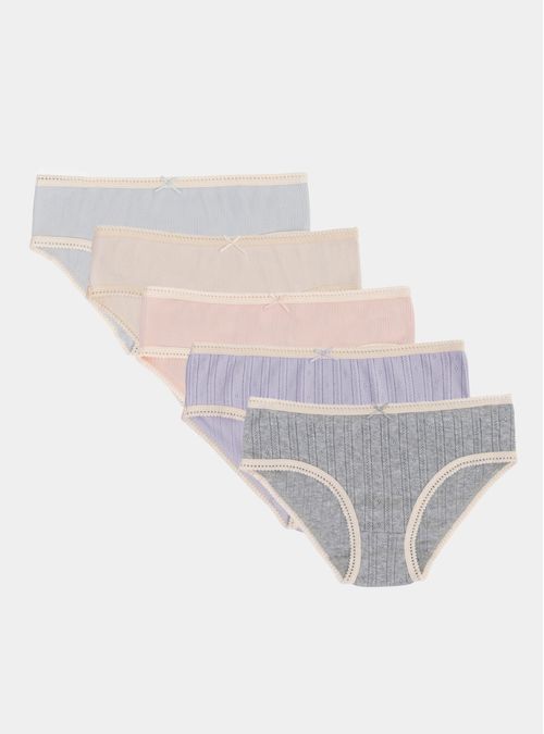 Pack 5 Bikini Algodón