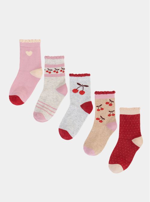 Pack 5 Calcetin Calce Medio Algodón