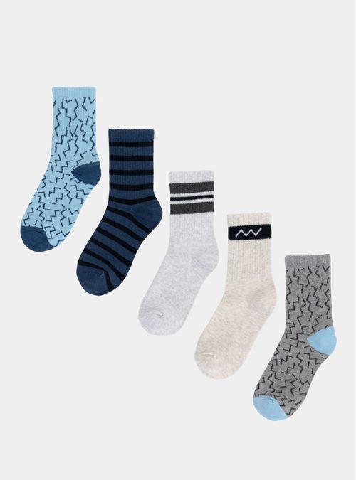 Pack 5 Calcetin Calce Medio Algodón