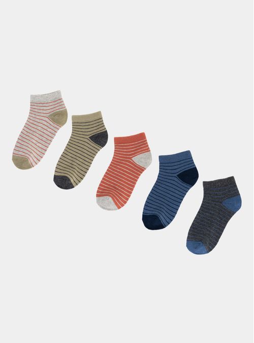 Pack 5 Calcetin Tobillero Algodón