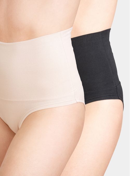 Pack 2 Hikini Maternal Algodón Pretina Doble Función