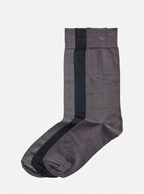 Pack 3 Calcetín Largo Hilo Mercerizado