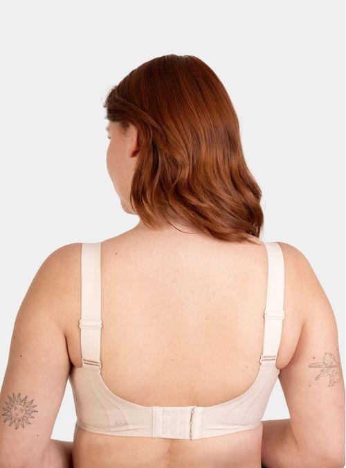 Sostén Microfibra Bondeado Con Mesh