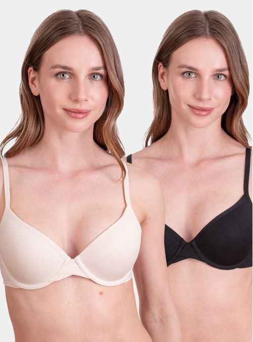 Pack 2 Sostén Algodón Con Arco y Padding