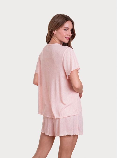Pijama Corto Rib Comfort Sleep
