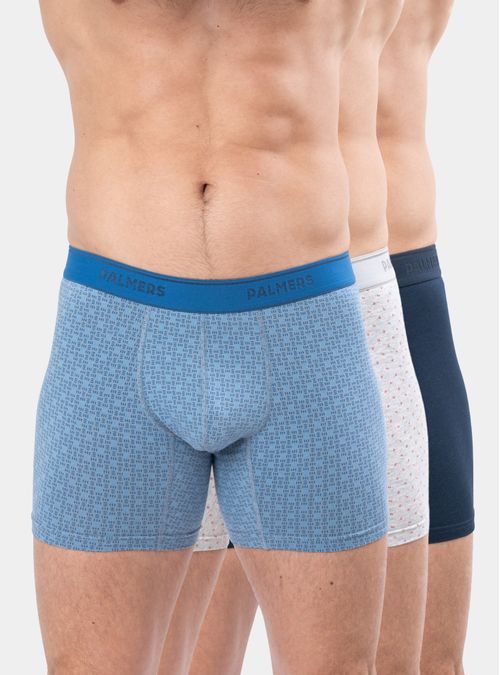 Pack 3 Boxer Medio Algodón