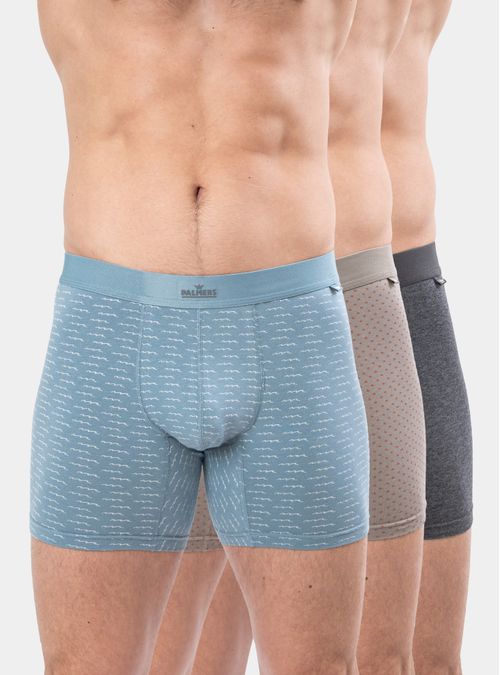 Pack 3 Boxer Medio Algodón