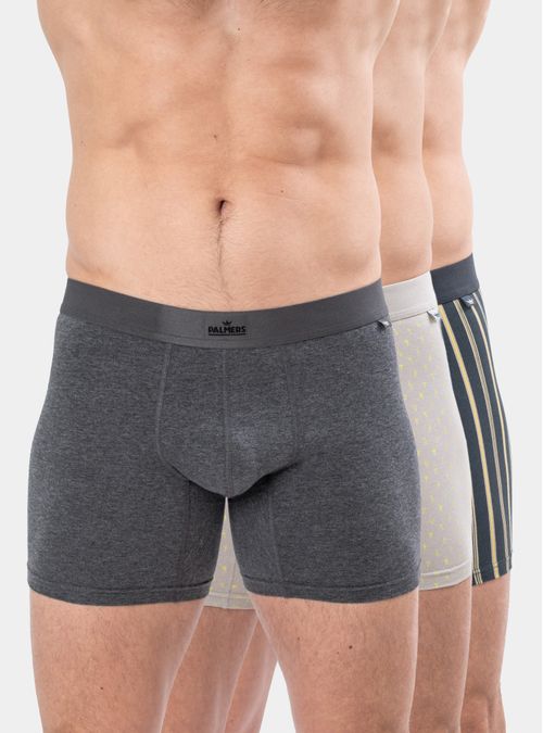 Pack 3 Boxer Medio Algodón