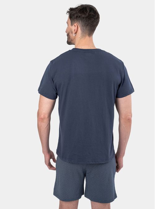 Pijama Corto Algodón Cuello Redondo