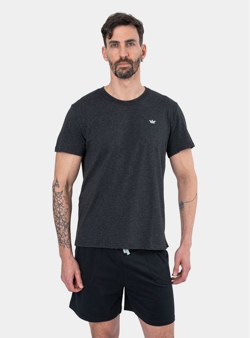 Pijama Corto Algodón Cuello Redondo