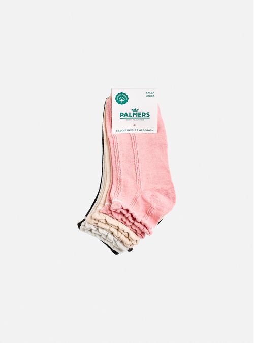 Pack 5 Calcetin Corto Algodon