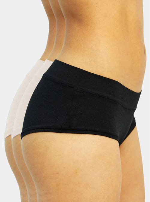 Pack 3 Pantaleta Algodón Orgánico Y Bambú