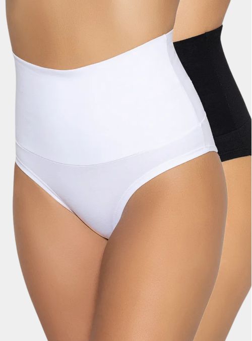 Pack 2 Bikini Tiro Alto Algodón Maternal