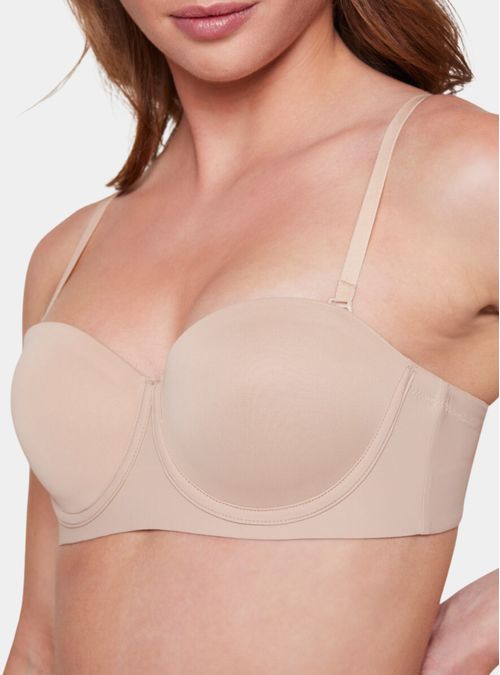 Sostén Strapless Microfibra